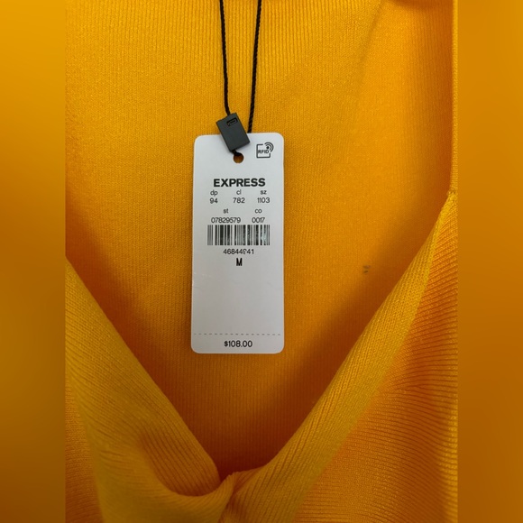 Body Contour Color Block Cutout Midi Sweater Dress - Picture 8 of 8